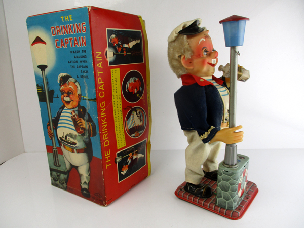 S & E Co. 60年代製 Drinking Captain 完動ほぼ美品 高さ30cm