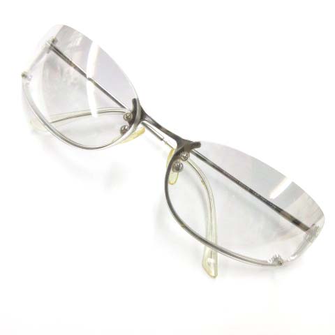 プラダ PRADA サングラス 眼鏡 めがね 度入り SPR50D シルバ－ 0508