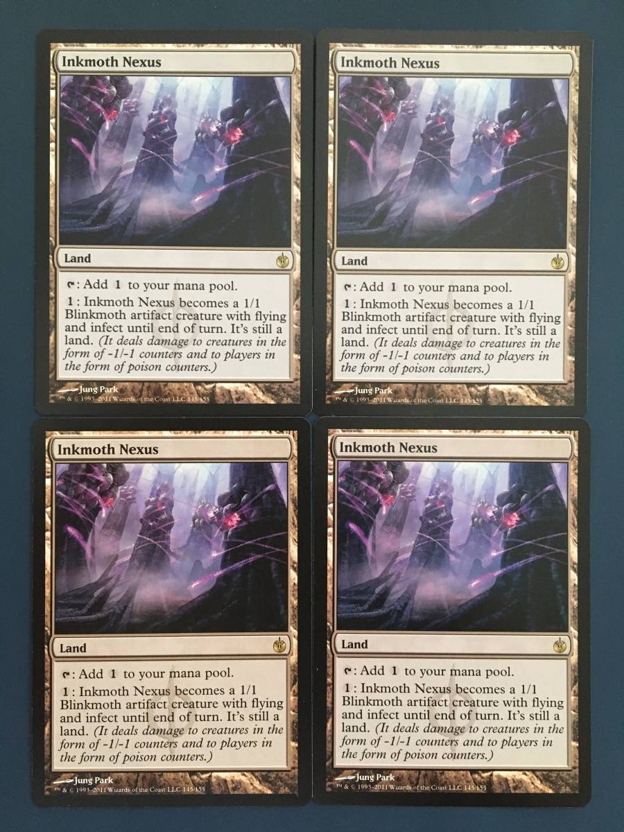 MTG 墨蛾の生息地 英語 4枚 墨蛾の生息地/Inkmoth Nexus MBS英語4枚