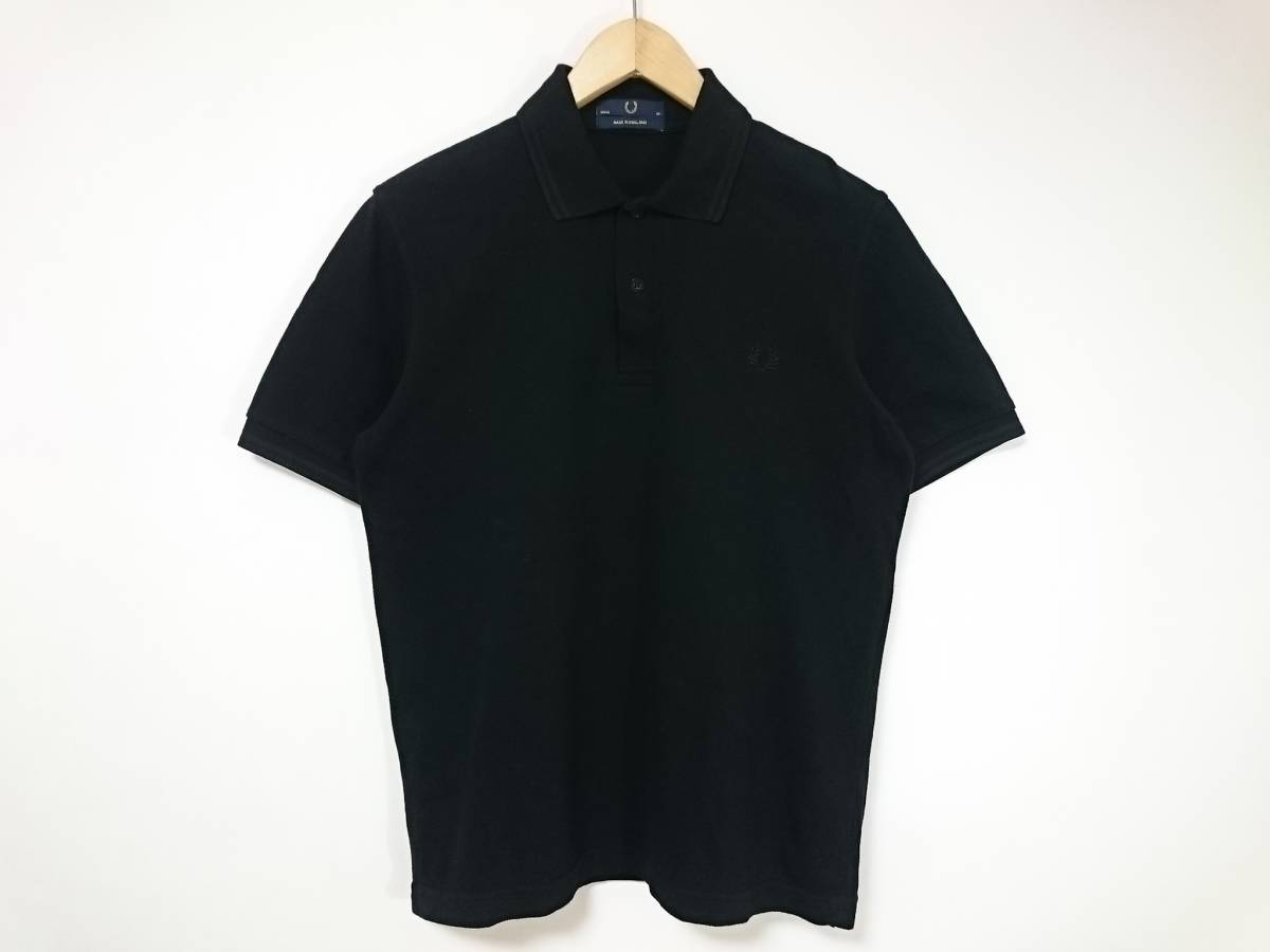 イングランド製 FRED PERRY フレッドペリー 背面ビッグロゴ ポロシャツ 