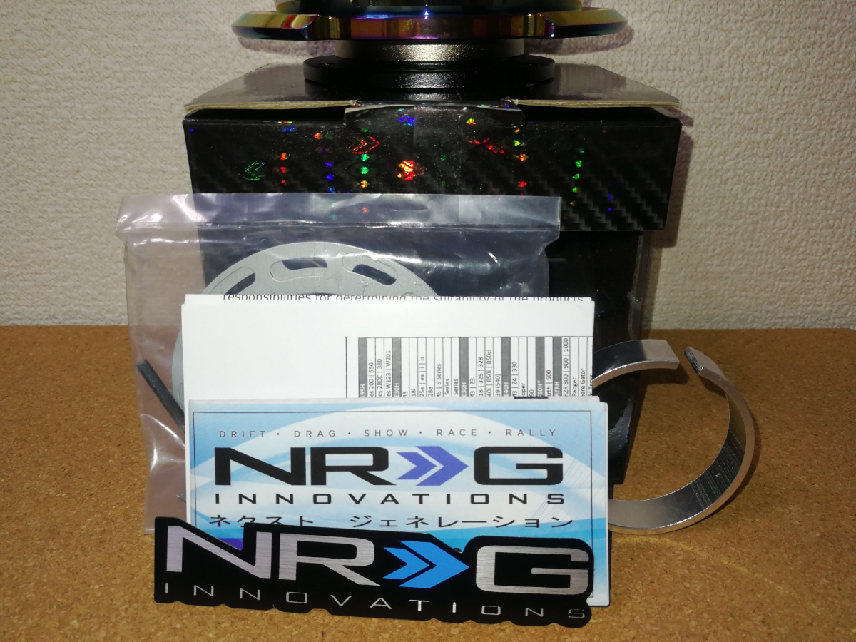 NRG クイックリリース NRG SRK-220 BK-CG クイックリリース 2.2 QUICK