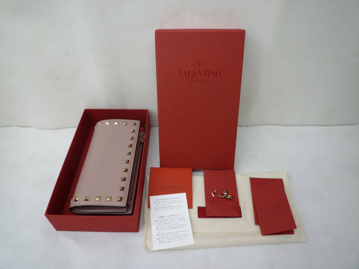 HOT バレンチノガラバーニ 長財布 スタッズ付 ファスナー 品(レディースファッション)｜売買されたオークション情報、yahooの商品情報をアーカイブ公開 - オークファン その他