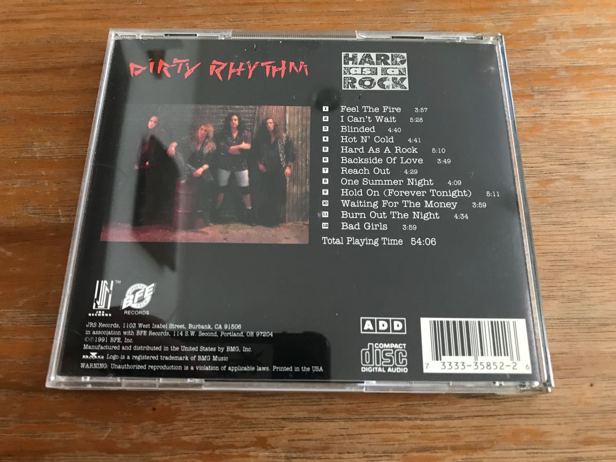 DIRTY RHYTHM HARD AS A ROCK 輸入盤 LAメタル スリージー 廃盤 貴重 