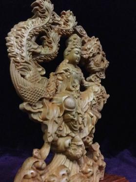 榧 特大最上彫り千手観音菩薩立像 110cm 仏像 販売 龍祥-Ryusho- |