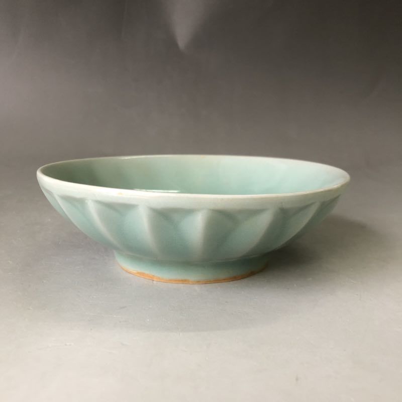 1712C15077】中国古董品 宋時代 時代唐物 龍泉窯 双耳賞瓶 中国古美術