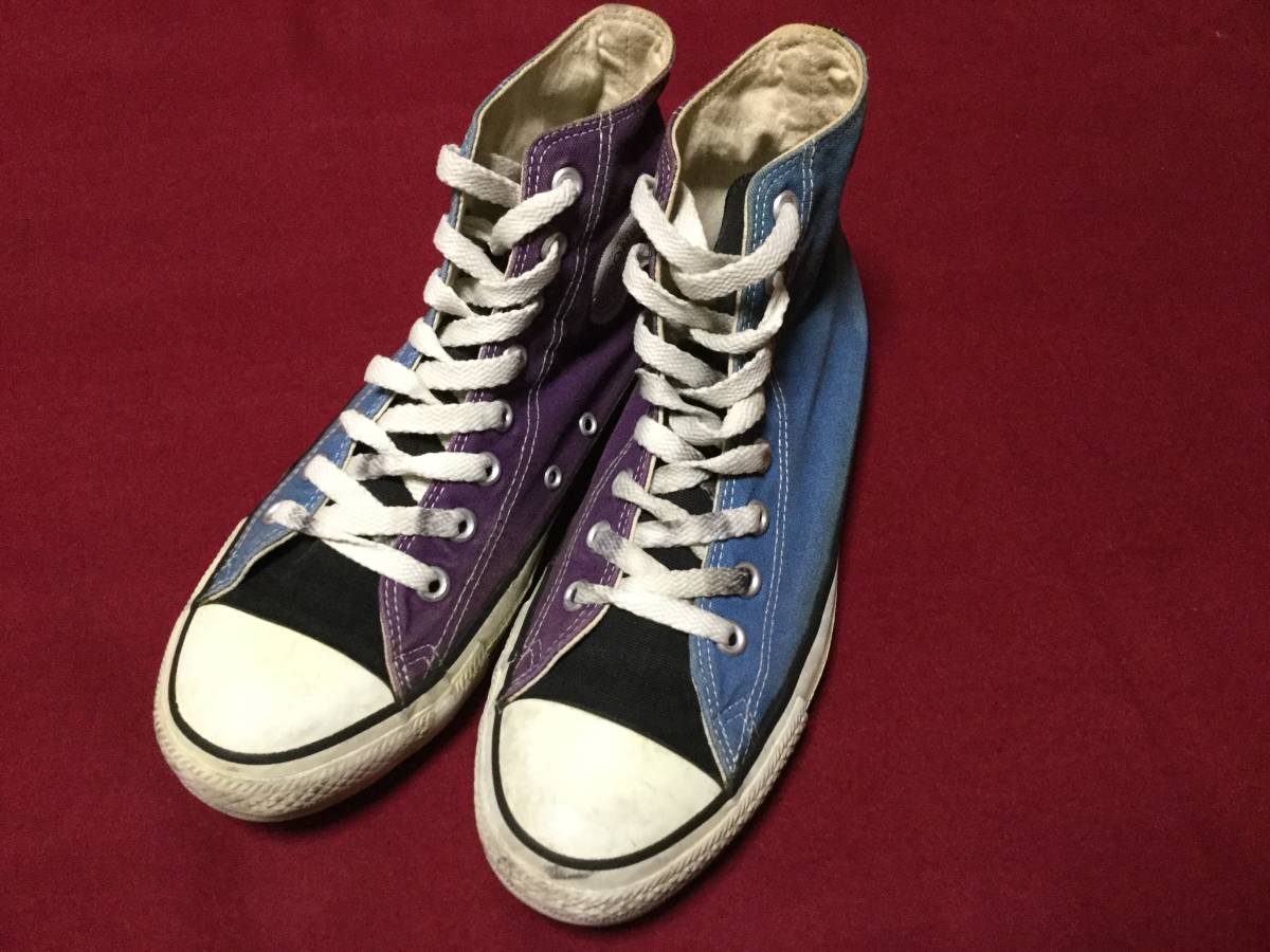USA製 90sコンバース オールスター クレイジー カラー HI 三色 US7.5 