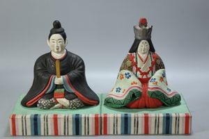 三春張子 古作 内裏雛 美品 雛人形 ひな祭り よら