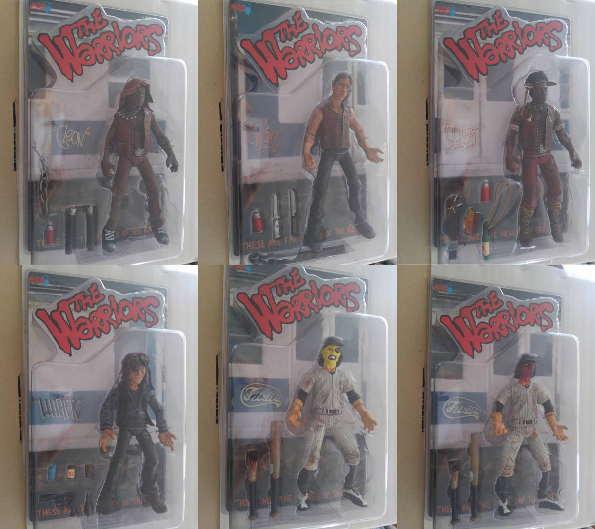 映画ウォリアーズフィギュア６体セット Mezco Toyz The Warriors