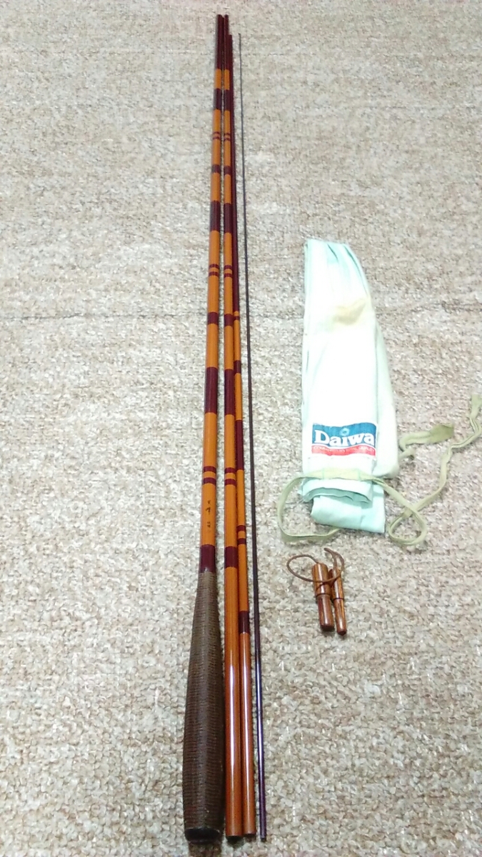 【美品】ダイワ　天峰　超硬　十一尺　11 ダイワへら竿 天峰 硬調11尺 希少オールド激安お買い得商品です 【公式