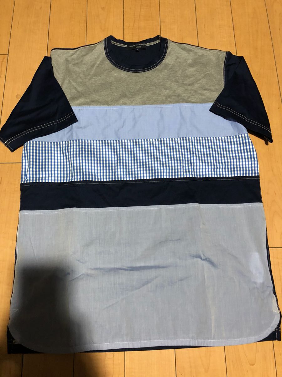 レアもの！ ギャルソンオム パッチワークカットソー サイズL COMME des