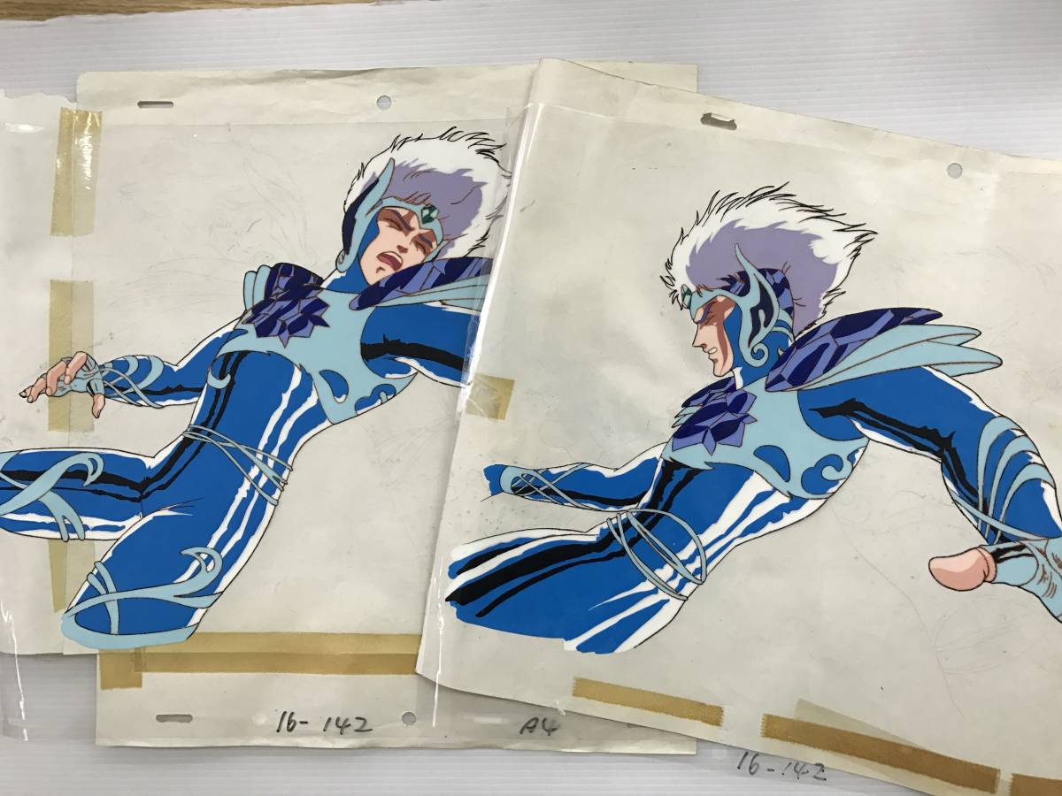 ◎聖闘士星矢 セル画 荒木伸吾 水晶聖闘士(クリスタルセイント)シーン2