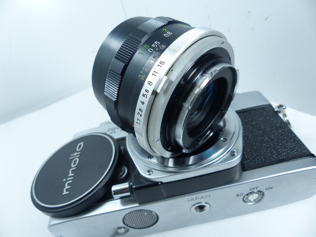 大口径ROKKOR-PF　55㎜F1.7+オマケ付（SRT101ボディ）