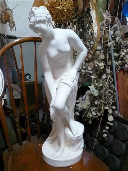 裸婦像　全身像　石膏像風　ランプ　スタンド　104ｃｍ　重さ9.5キロ　X696 石膏像 : H．52cm トップアート 東洋の裸婦全身像 N－020