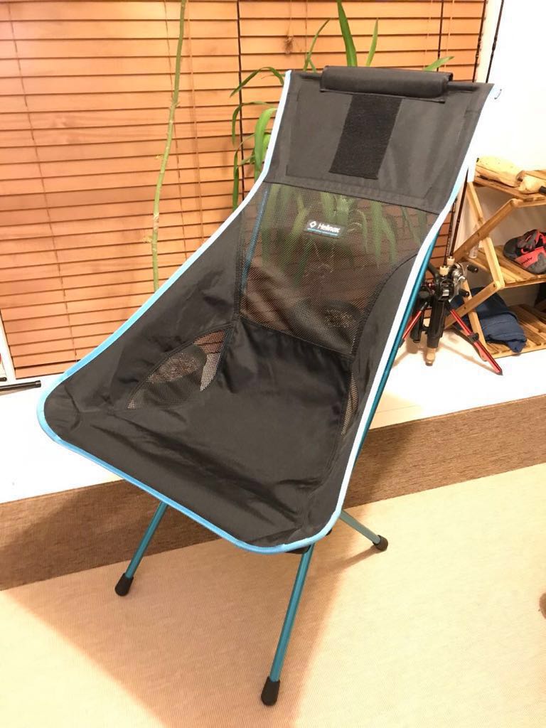 Helinox（ヘリノックス） サンセットチェア ブラック レッド 2脚セット 数回使用の美品