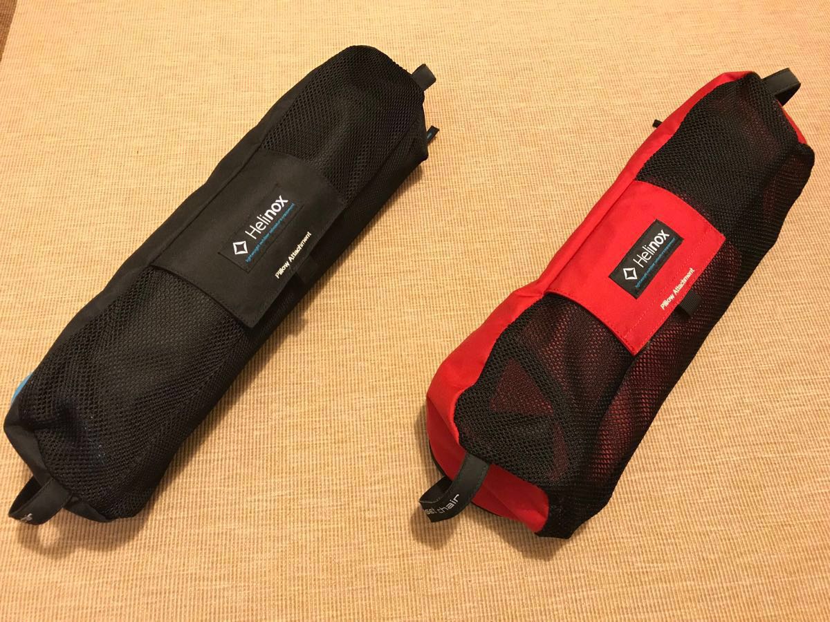 Helinox（ヘリノックス） サンセットチェア ブラック レッド 2脚セット 数回使用の美品