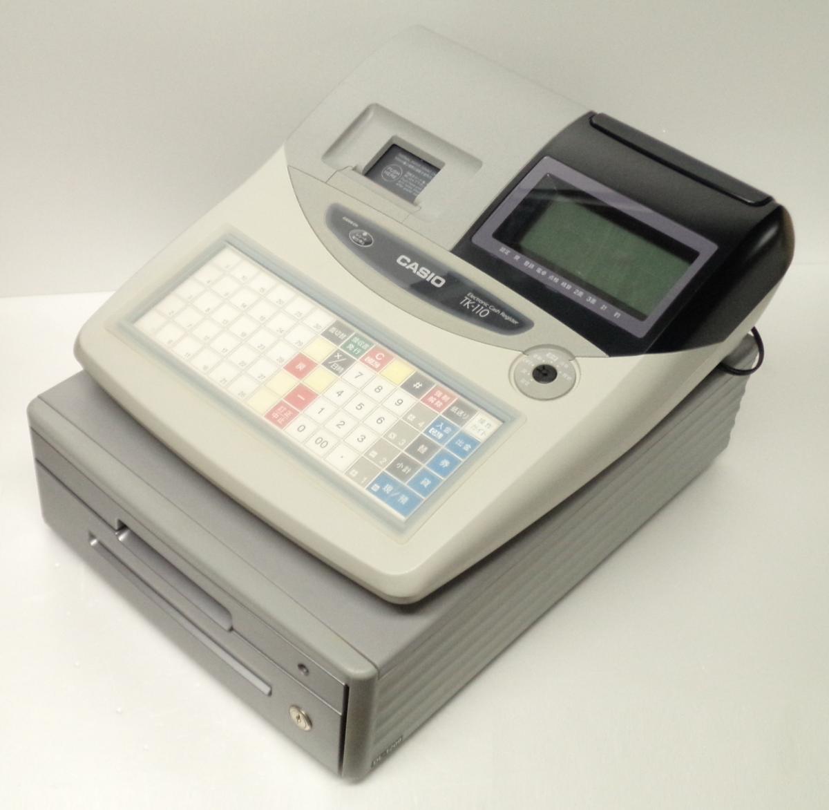 展示品】電子レジスター○CASIO(カシオ) TK-110 ホワイト 【公式通販】