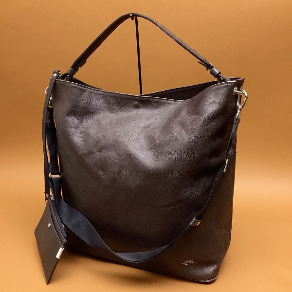 【豊富な】 ポーター レザー 2WAY トートバッグ ショルダーバッグ 紺ネイビー F2(ショルダーバッグ)｜売買されたオークション情報、yahooの商品情報をアーカイブ公開 - オークファン かばん、バッグ