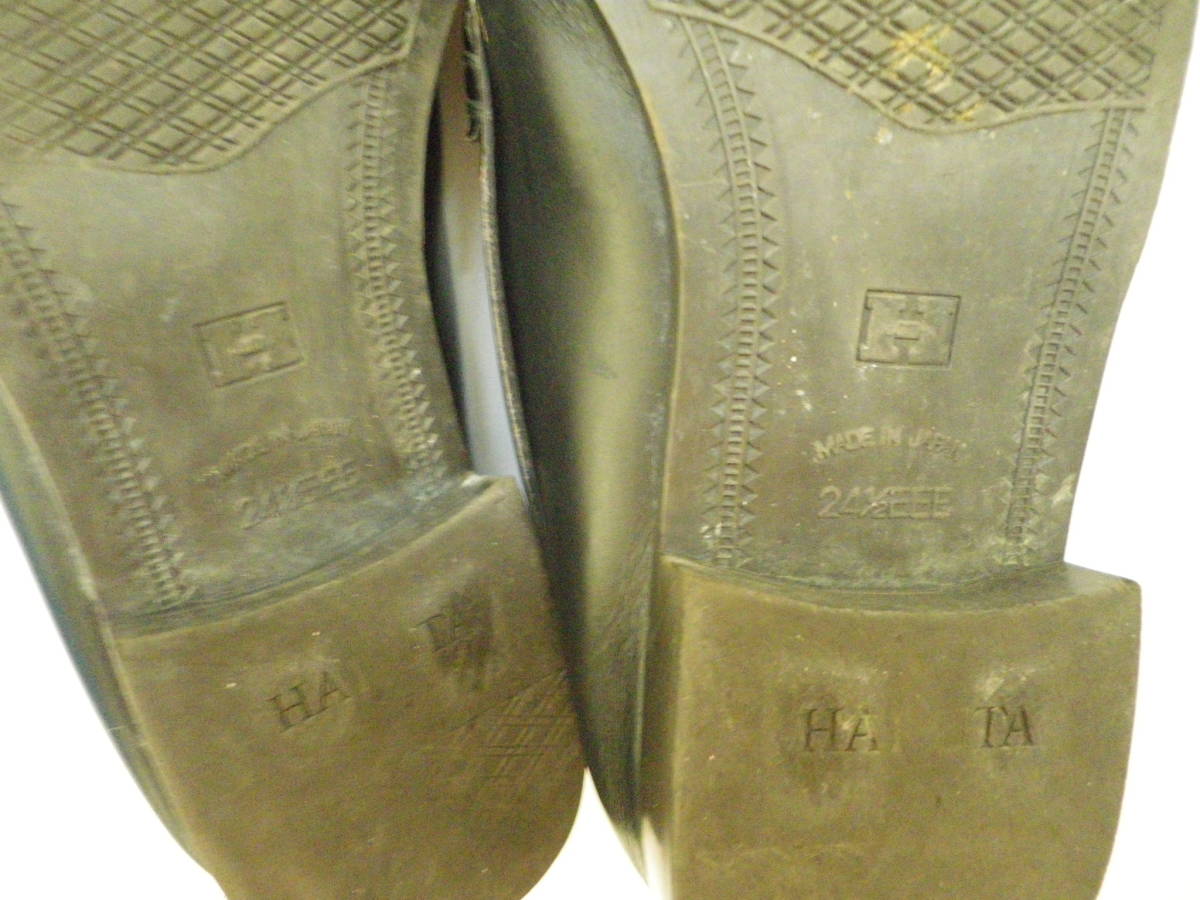 中古 女子通学用ローファーHARUTA 日本製 匿名配送、局留め可 24.5 