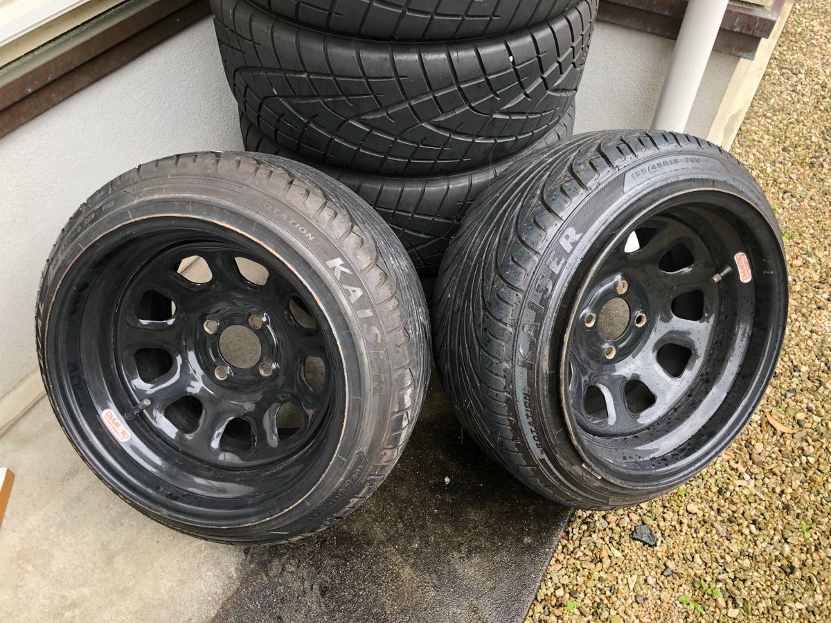 ダイヤモンドレーシング 15インチPCD100 深リムバリ溝 US正規品 ダイヤモンドレーシングホイール 15インチ PCD100 4H 10j 2本セット 深