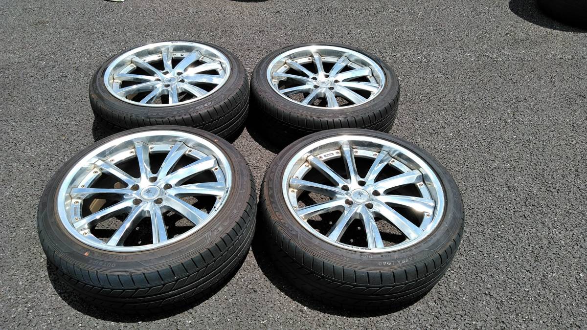 品質保証，本物保証 D556 ヴェルファイア ＷＥＤＳ ＫＲＡＮＺＥ ＶＩＳＨＵＮＵ クランツェヴィシュヌ ／GOOD YEAR EAGLE LS ＥＸＥ 245/40Ｒ20(ラジアルタイヤ)｜売買されたオークション情報、yahooの商品情報をアーカ 5穴