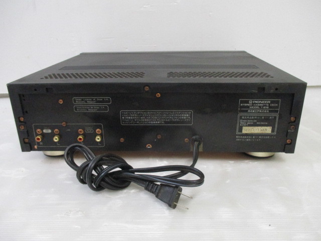 6-466◇PIONEER カセットデッキ T-818◇ | LOLISTORE.CZ