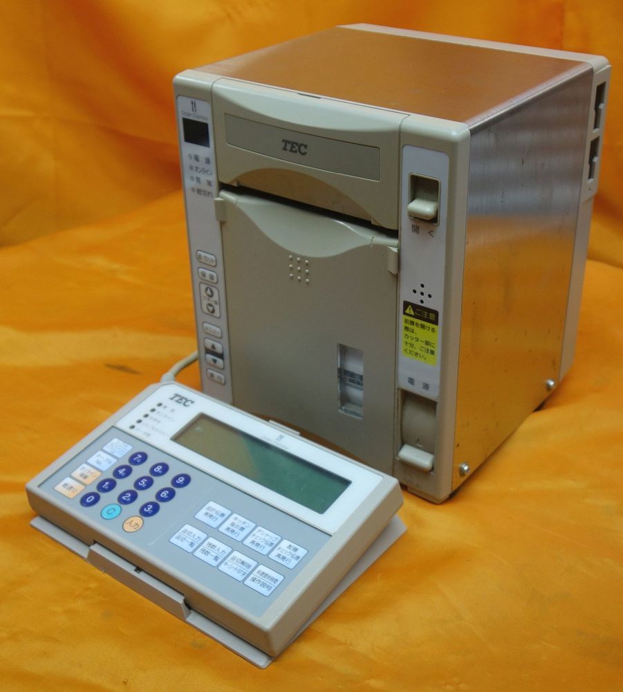 ■【ラスト2台！】【即決4，000円！】TEC テック リモートプリンタ KCP-100WT-03 操作パネル KBDKCP-100 【H18060816】
