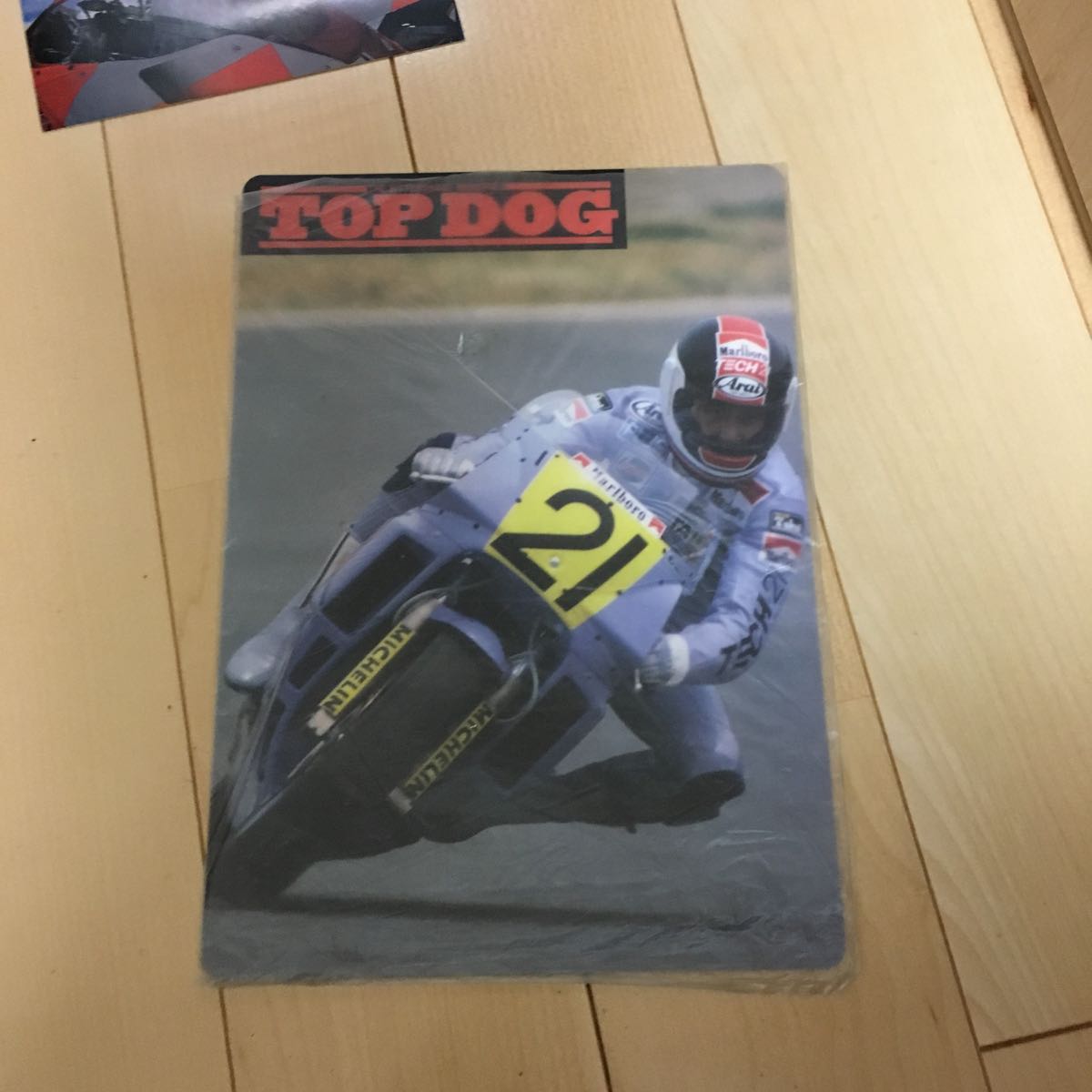 平 忠彦 下敷き ポストカードセット TECH 21 マルボロ ヤマハ YZR500