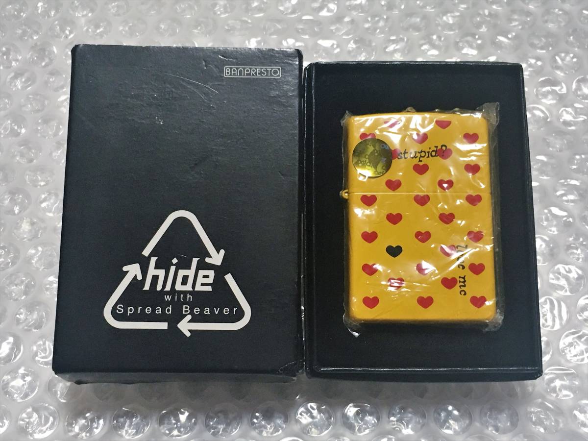 hide ZIPPO - ライター Yahoo!オークション ピンクスパイダー 「hide 