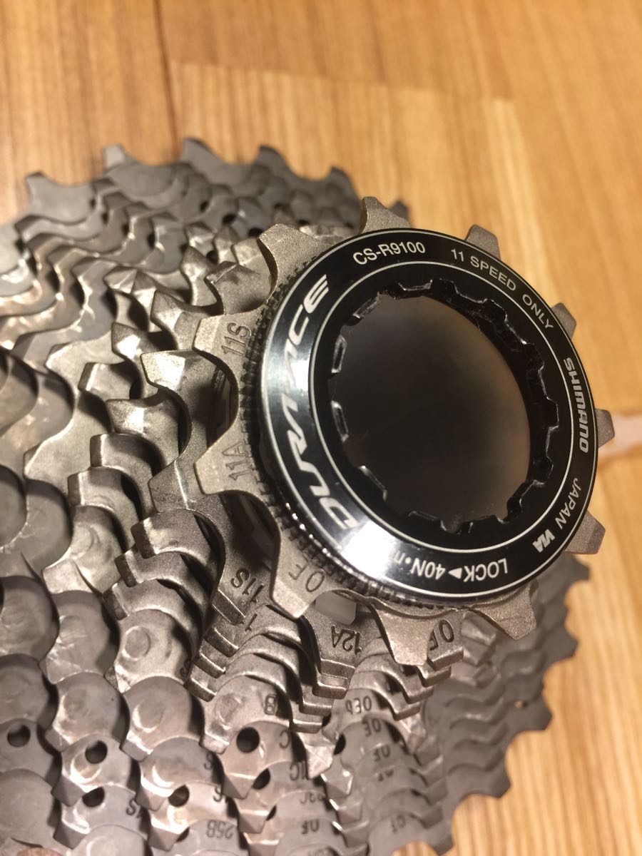 【中古】シマノ デュラエース スプロケット CS R9100 11-28T /shimano dura ace_3