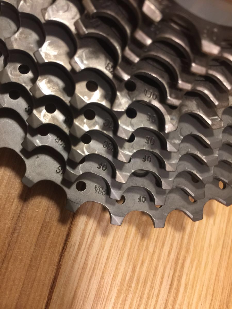 【中古】シマノ デュラエース スプロケット CS R9100 11-28T /shimano dura ace_4