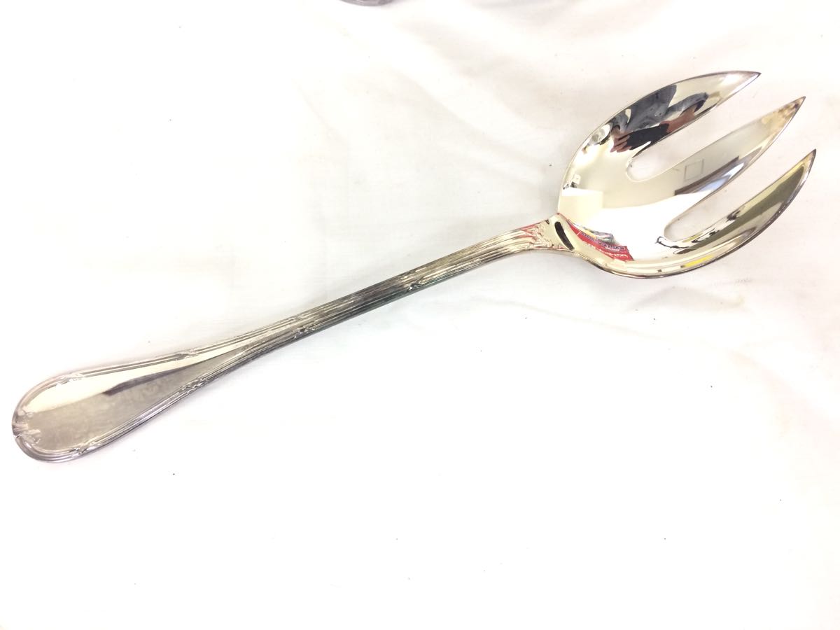 Christofle サービングシルバースプーン&フォーク クリストフル