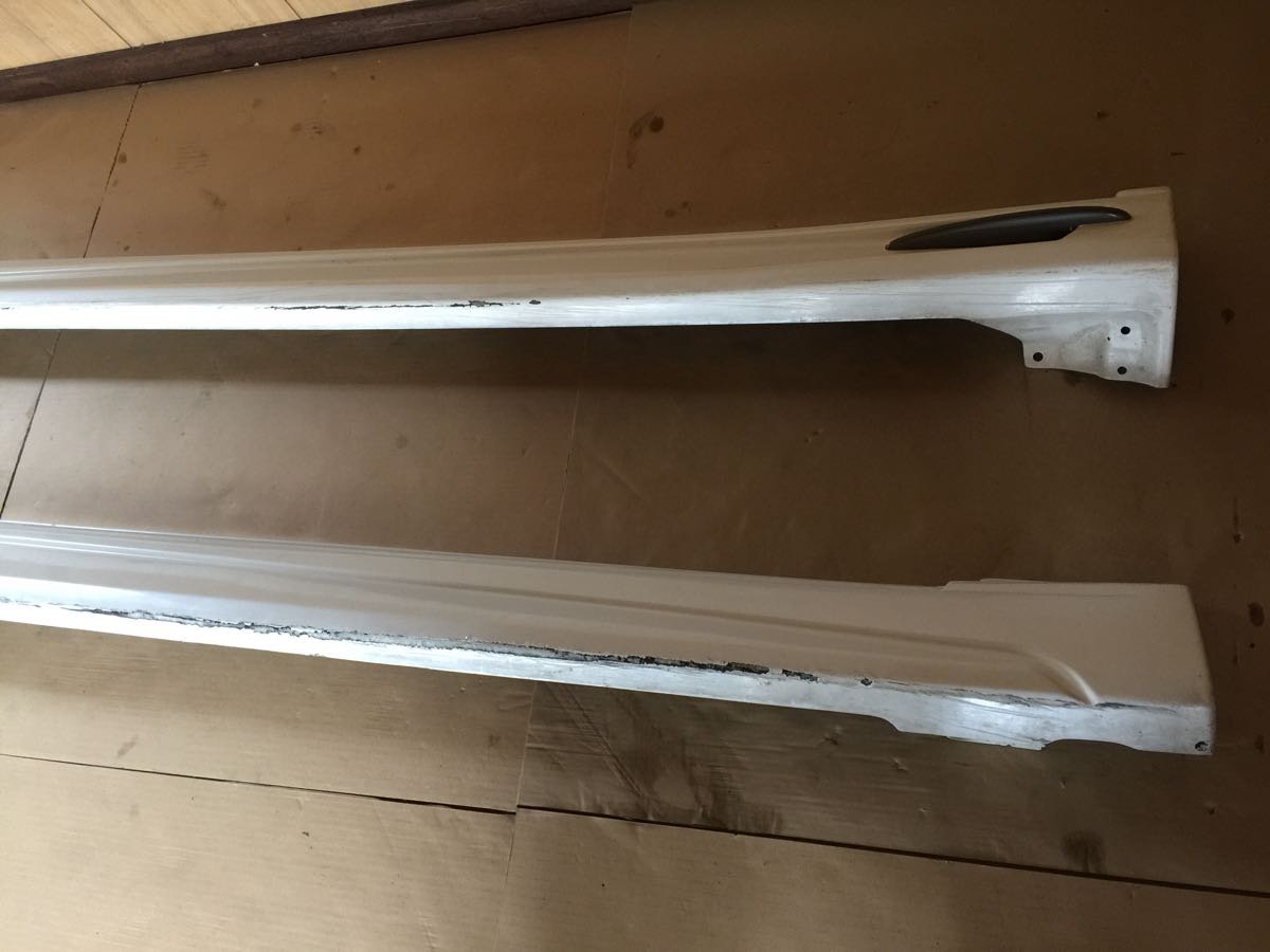 D0520 中古 アリスト JZS160 JZS161 K.BREAK ケイブレイク サイドステップ　エアロ 左右 セット パール 062