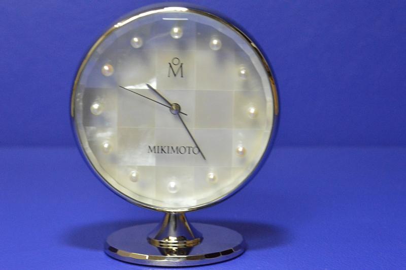 送料選択あり】 MIKIMOTO CLOCK パール 白蝶貝 シェル 文字盤 1376F 箱