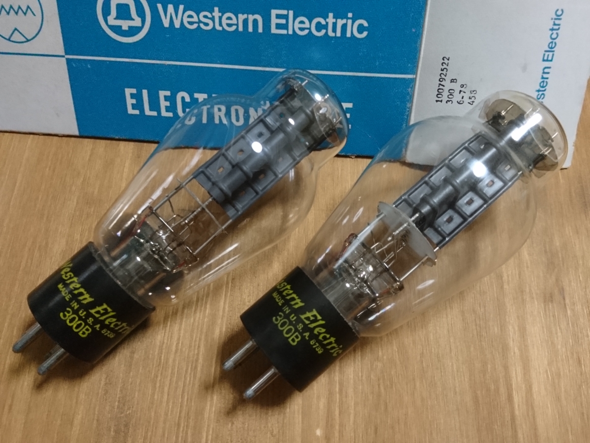 Western Electric 300Bウエスタンエレクトリック ペア 真空管 Western