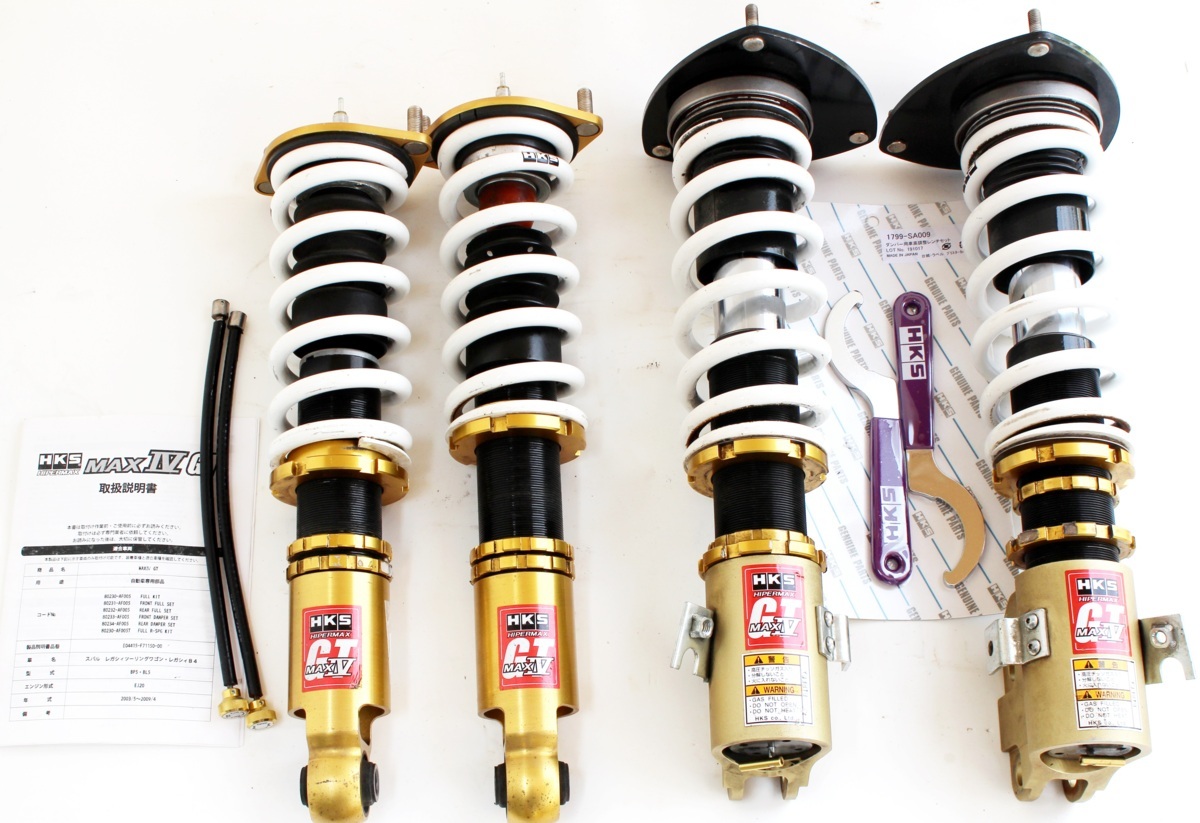 レガシィ BP5 BPE BP9 BL5 HKS HIPERMAX MAX Ⅳ GT 車高調 レガシィ