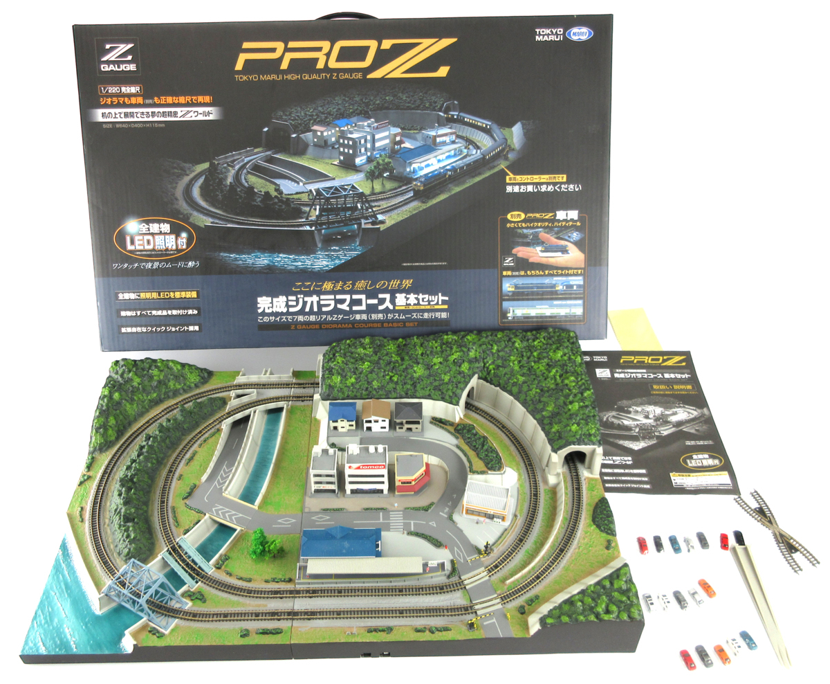 未使用 東京マルイ PRO Z 完成ジオラマコース 基本セット 1/220 中古・ジャンク品】東京マルイ TOKYO MARUI PROZ 完成ジオラマコース