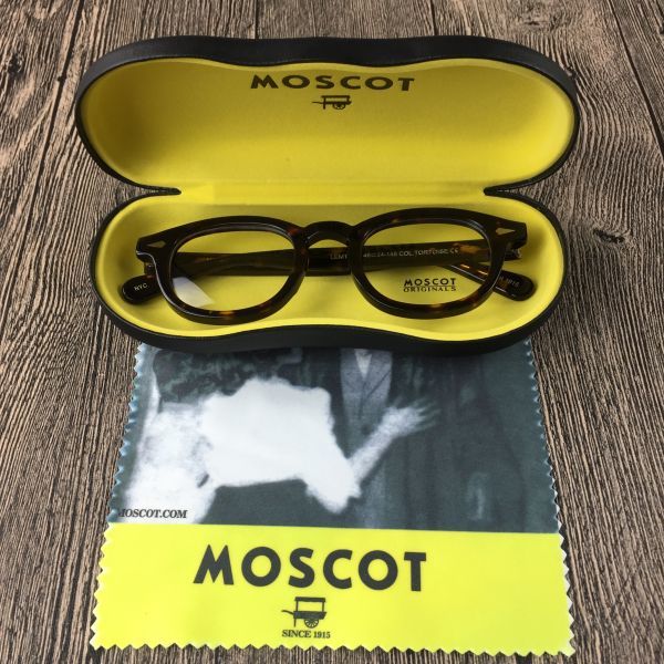 ★MOSCOT★ ジョニーデップ愛用品 モスコット 伊達メガネ セルフレーム 鼈甲