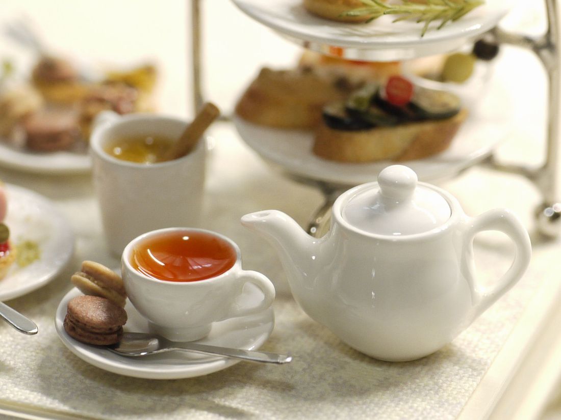 ミニチュア ドールハウス　アフタヌーンティーセット　プチタルト_5