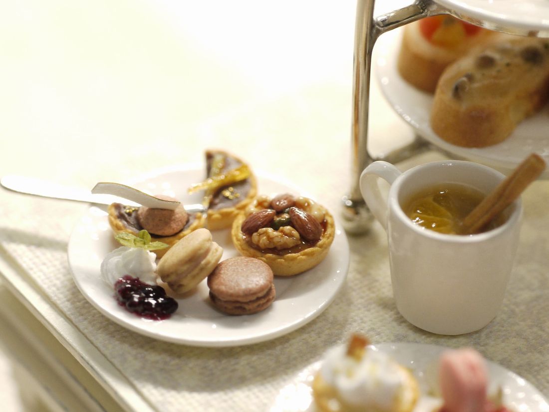 ミニチュア ドールハウス　アフタヌーンティーセット　プチタルト_7