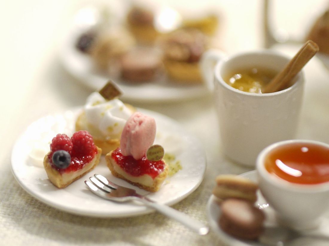 ミニチュア ドールハウス　アフタヌーンティーセット　プチタルト_8