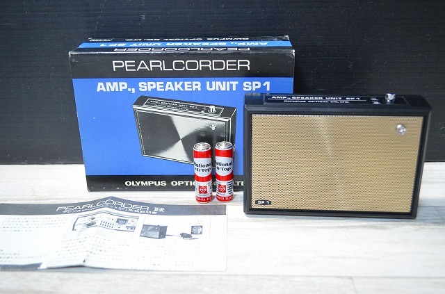 ♪♪2【格安】OLYMPUS　アンプスピーカーユニットSP1　動作品　オリンパス　AMP SPEAKER UNIT SP1 PEARLCORDER　パールコーダー　600♪♪