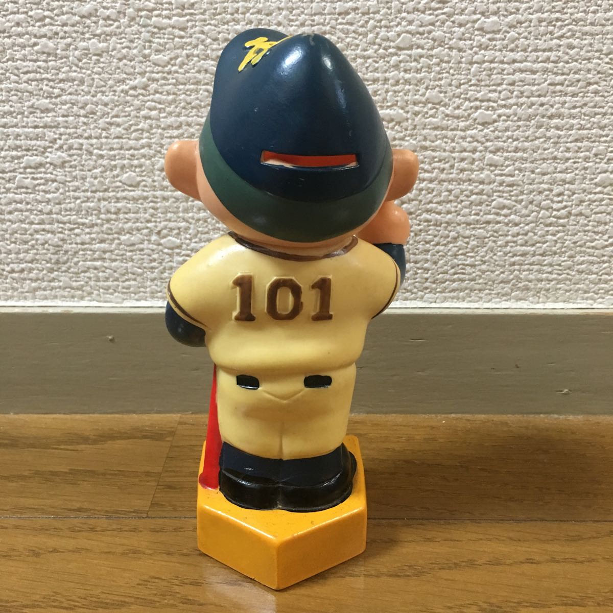 ミスタージャイアンツ ソフビ 貯金箱 後楽園みやげ レトロ 