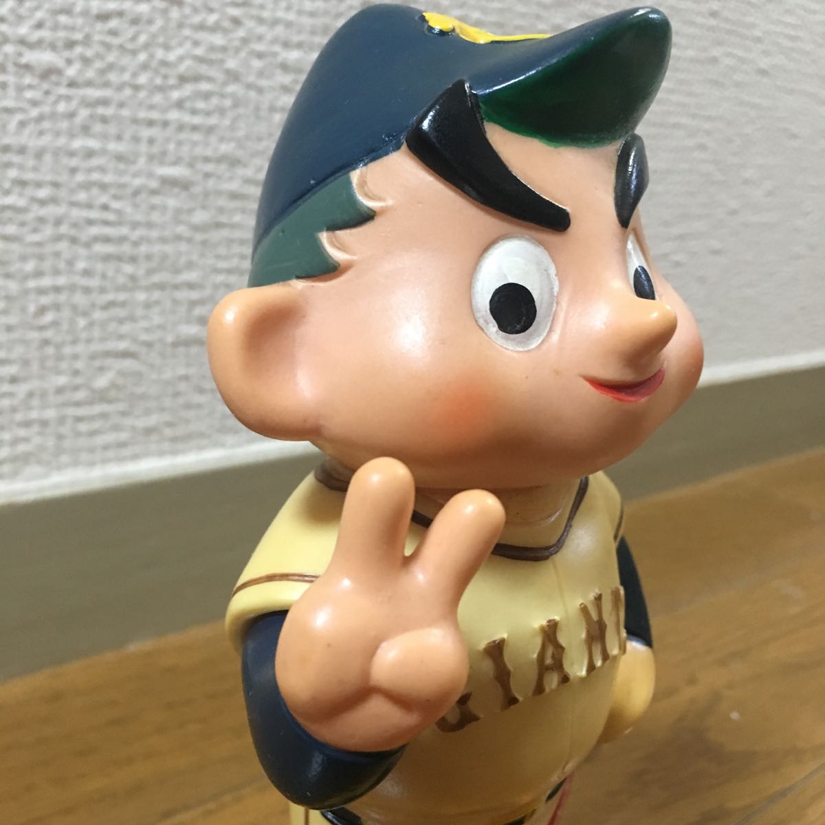 ミスタージャイアンツ ソフビ 貯金箱 後楽園みやげ レトロ 