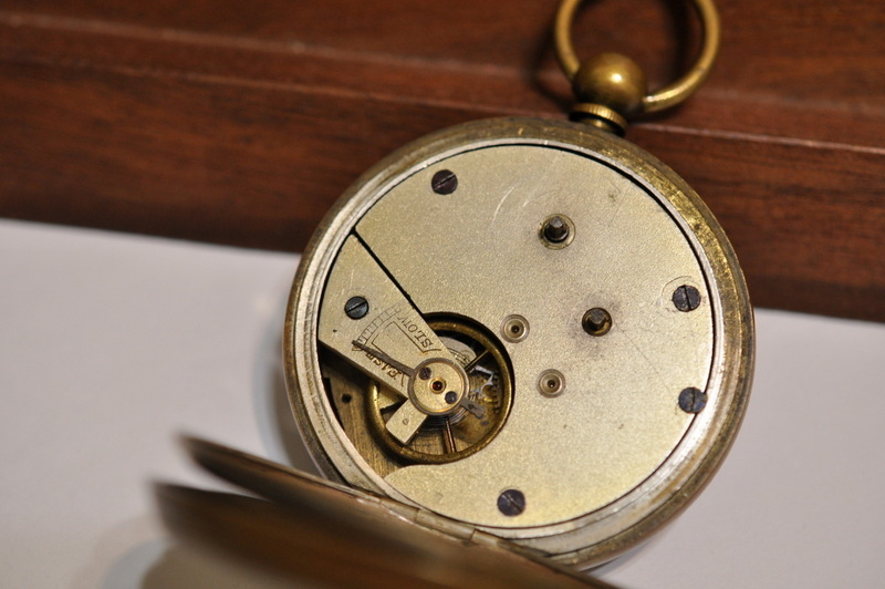 Swiss スイス製 アンティーク 懐中時計 機械式 センターセコンド 1900