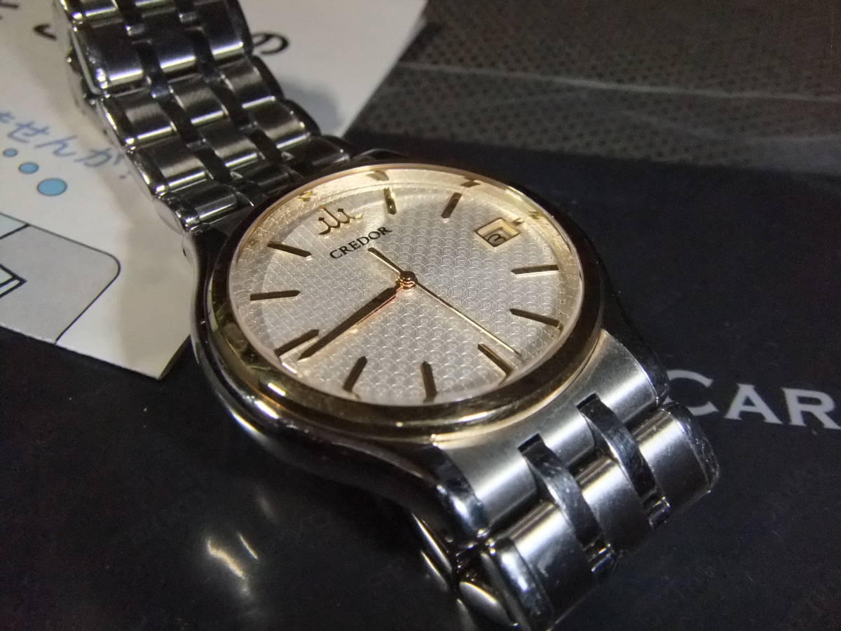 セイコー クレドール シグノ GCAZ054 現行品 K18YG×SS 定価291,600円