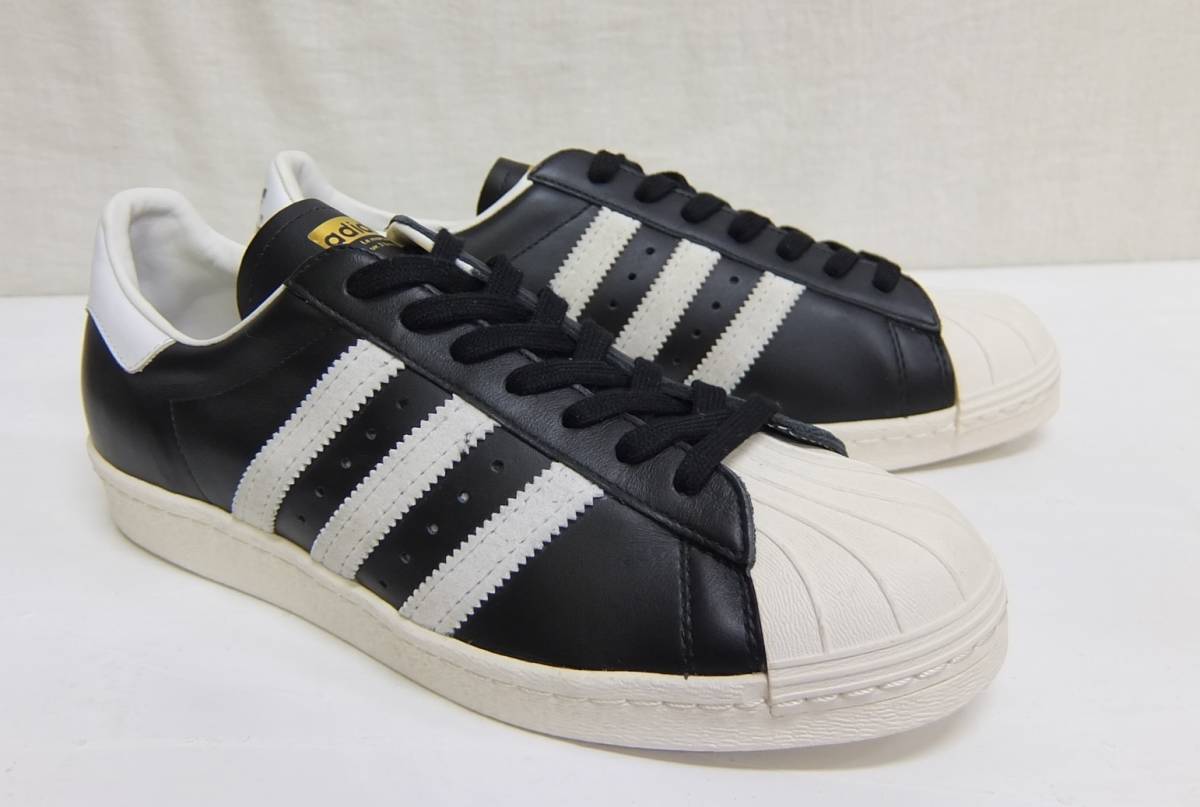 未使用品 adidas G61069 SUPERSTAR 80s 黒白 US81/2 26.5cm アディダス 