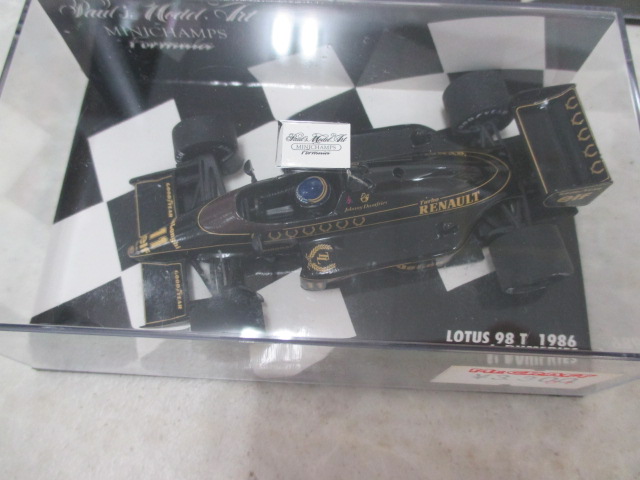 98T 0 1⁄43 Lotus - ミニチャンプス Senna Ayrton Minichamps Renault