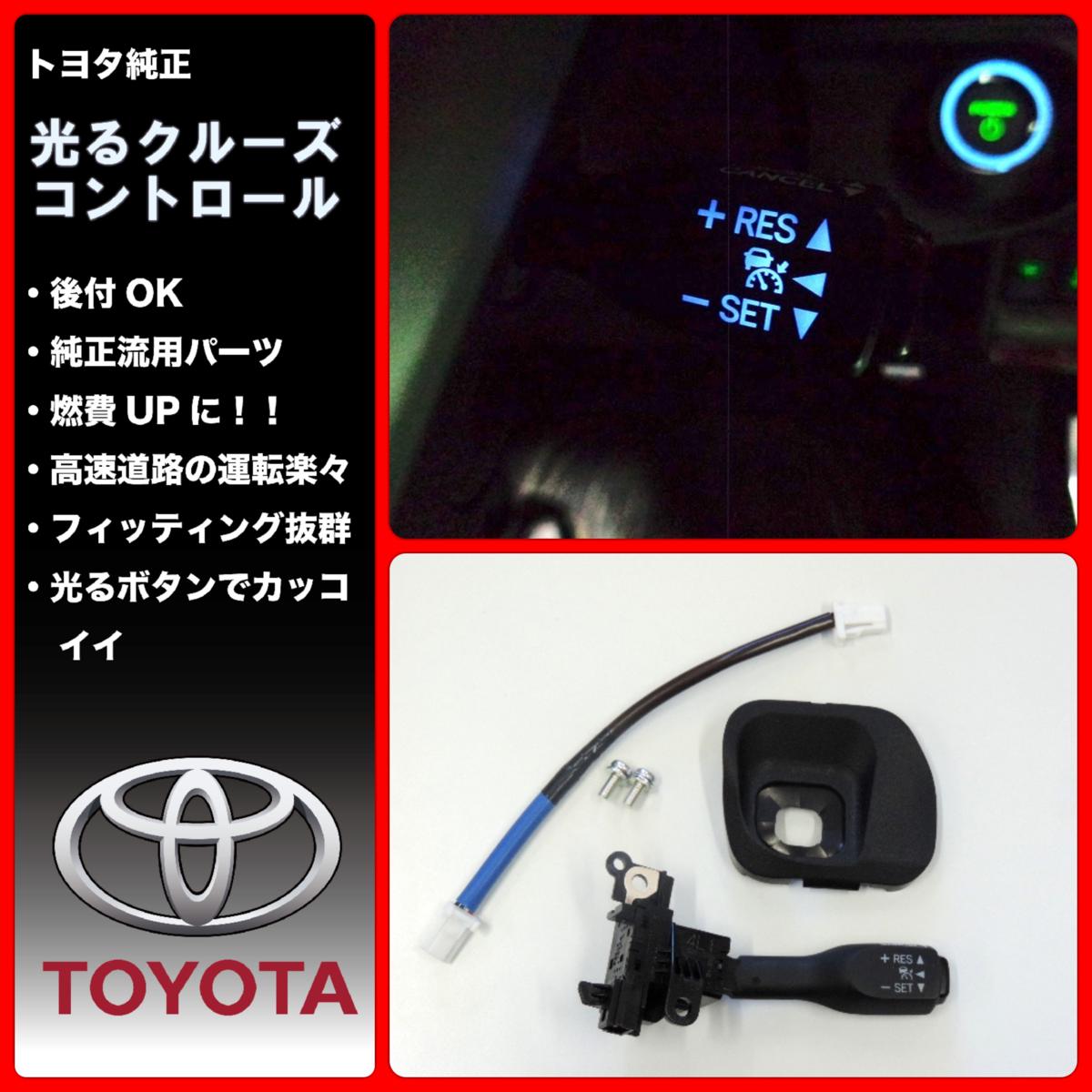 クルーズコントロールスイッチ | LED付き クルコンスイッチ アイス