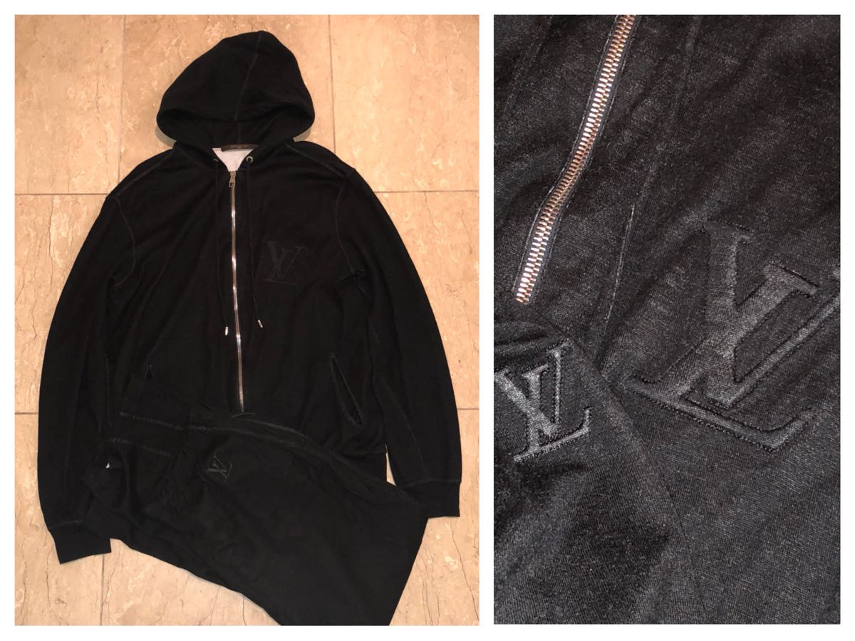 新作入荷，爆買い Louis Vuitton ルイヴィトン 存在感 モノグラム ロゴ スウェット パーカー セットアップ L 国内正規品(ジャンパー、ブルゾン)｜売買されたオークション情報、yahooの商品情報をアーカイブ公開 - 男性用
