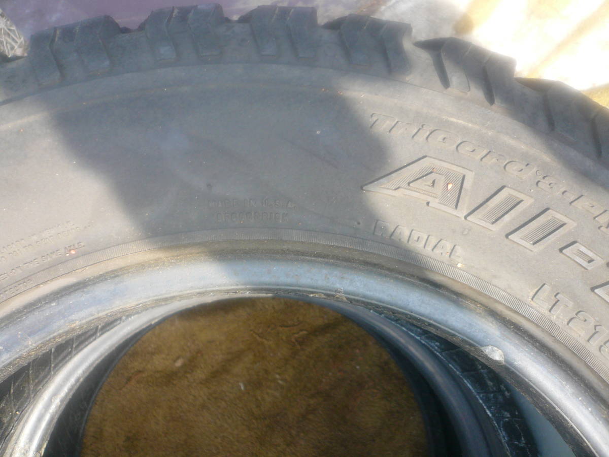 ◇送料込み◇ 245/70R16 中古タイヤ新品ホイール4本 グッドリッチ 中古 